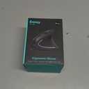 Ergonomic Mouse, LEKVEY Vertical Wireless Mouse - Rechargeable 2.4G Optical Vertical Mice : 3 Adjustable DPI 800/1200/1600 Levels 6 Buttons, for Laptop, Mac, PC, Computer, Desktop, Notebook etc, Black