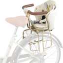 Rear Child Bike Seat, Rear Mounted Kid Bike Seat Semi-Wraparound with Armrests, Harness and Pedals, Toddler Bike Seat for Adult Bikes is a Great Choice for Child Ages 6 Months to 6 Years