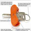 Key Turner Aid, BUMOVE Easier to Grip and Turn Keys Aid for People with Arthritis or a Weakened Grip and Colors are Easy to Distinguish (3 Pack)