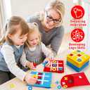 24PCS Tic Tac Toe Strategic Board Game for Kids, Birthday Party Favors Bulk for Kids 4-8 8-12 Goodie Treat Bag Christmas Stocking Stuffers Classroom Treasure Chest Box Toys Carnival Prizes Return Gift