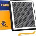 HEPA Cabin Air Filter for Tesla Model S/Model X 2021 2022 2023 2024 2025 2026,Activated Carbon, 5-Layer Filter, Stronger Filtering,Low Air Resistance.