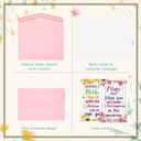 Eaasty 200 Sets Christian Birthday Cards Floral Religious Greedting Cards with with Envelopes Stickers Bulk for Women Mom Grandmother Wife, Blessing Prayer Gift for Church Ministry, 4x6 Inch