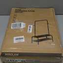 mirolam Kids Clothing Rack  Dress Up Clothes Storage Racks  Modern Wardrobe  Small Kids Costume Wardrobe Rack with 2 Fabric Floors Storage Shelf Blue Dresser for Kids Bedroom