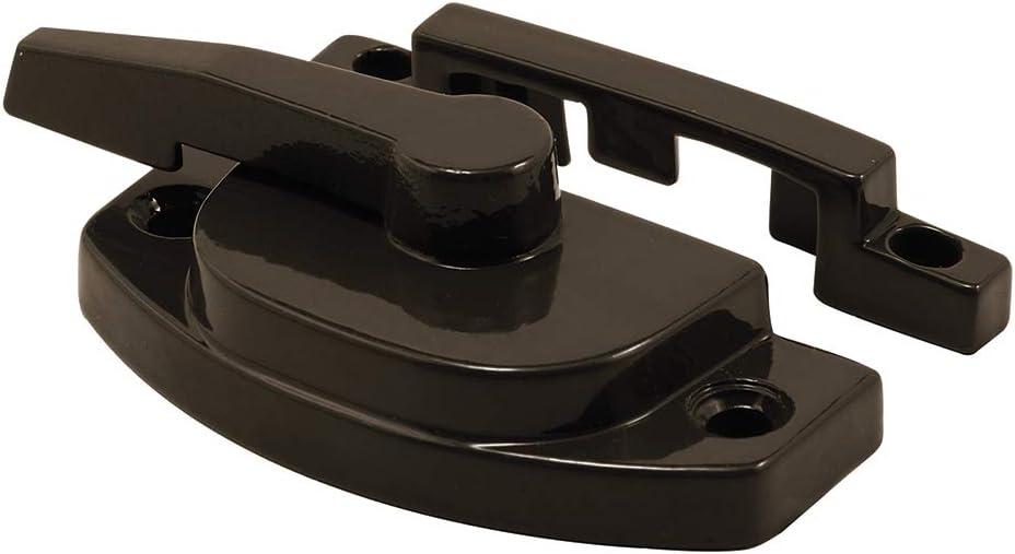 Prime-Line F 2763 2-1/16 In., Diecast Bronze Baked-On Enamel Double Hung Window Sash Lock (Single Pack)