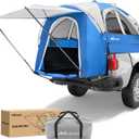 Nilight Truck Bed Tent 5.0-5.5FT Pickup Truck Tents with Removable Awning Waterproof PU2000mm Double Layer Rainfly Storage Bag 2-Person Sleeping Tailgate Bed Tents for Camping Travel Outdoor,Blue Grey