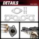 Front Catalytic Converter Compatible with Hyundai Sonata/Kia Optima 2009-2014 2.4L (EPA Compliant)