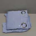 BGment Star Room Darkening Curtains for Kids Bedroom - Grommet Thermal Insulated Silver Star Print Kids Curtains for Living Room, Set of 2 Panels, Baby Blue, 52 x 63 Inch