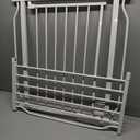 BalanceFrom Easy Walk-Thru Baby and Pet Safety Gate with Hold-Open and Auto-Close – Adjustable Steel Barrier for Stairs, Doorways, and Hallways, No Drilling Installation 28 x 30 inch