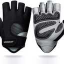 VINSGUIR Workout Gloves for Men and Women, Weight Lifting Gloves with Excellent Grip, Lightweight Gym Gloves for Weightlifting, Cycling, Exercise, Crosstraining, Pull ups, Fitness, Climbing and Rowing (Large, Black)