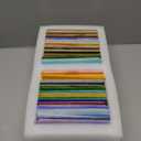 36 Sheets Opaque Stained Glass Bulk Variety Pack, 4 x 6 Inch Mosaic Glass Tiles for Crafts, Assorted Colors Cathedral Art Glasses Sheets for Stained Glass Making Projects