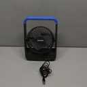 Gazeled F24 Battery Operated Fan, Camping Fan Battery Powered, Super Long Lasting, Portable D-Cell Battery Powered Desk Fan with Timer, 3 Speeds, Quiet, 180 Rotation, for Office,Bedroom,Outdoor, 5'' (Blue)