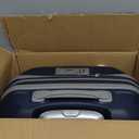 Samsonite Freeform Hard side Carry-On Luggage with Spinner Wheels - Hard shell Suitcase - TSA, Airline-Approved - Expandable Hard Shell, Smooth Rolling Wheels for Lightweight Travel - Navy