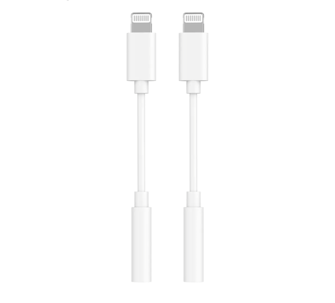 Apple Lightning to 3.5 mm Headphone Jack Adapter, 2 Pack iPhone 3.5mm Headphone Aux Audio Converter Dongle Adapter Compatible for iPhone 14 13 12 11 Pro Max XS XR X 8 7 6