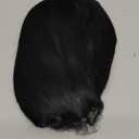 OYSRONG Women Men's Short Black Full Bang Hairstyle Straight Wig, Cosplay Heat Resistant Fibre Wig