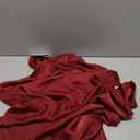 PRETTYGARDEN Women's 2026 Summer Satin Dress Elegant Sleeveless Mock Neck Cocktail Party Maxi Dresses (Deep Red)