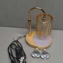 Lukasa Candle Warmer Lamp, with RGB LED Lights,Timer and Dimmer, Adjustable Height, House Warming Gifts New Home Decor, Gifts for Women Mom, Wax Melt Warmer for Scented Jar Candles