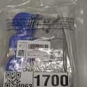 2 Sets Dog Cat Boots Shoes Socks Waterproof Dog Shoes Rain Snow Dog Booties Anti-Slip Dog Sock Shoes with Adjustable Drawstring for Small Puppy, Black & Blue (Size 1: 1.95'' L X 1.56'' W)