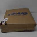 Drive Medical 11148-1 Folding Steel Bedside Commode Chair, Portable Toilet, Supports Individuals Weighing Up To 350 Lbs, with 7.5 Qt. Bucket and 13.5 Inch Seat, Grey