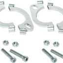 2.35 inch Split Flange Repair Kit, 2 Bolt 2.35"/60mm Exhaust Flange Flat Oval Split Flange Repair Replacement Kit, Pack of 2