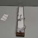 ENOKING 16 Inch Strong Magnetic Knife Holder for Wall, Solid Acacia Wood Knife Bar with 4 Hooks, 3-Way Installation: No-Drill Wall Mount, Screw Mount, & Refrigerator Slip-Proof Magnet Strip