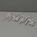 Mr. and Mrs. Neon Signs for Wedding Party Decorations - LED Wedding Neon Signs for Receptions, Bridal Showers, Engagements, Anniversaries, Decorative Wall Art (EOL-White)