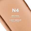 L'Oreal Paris True Match Super-Blendable Foundation, Medium Coverage Liquid Foundation Makeup, N4, Light Medium, 1 Fl Oz