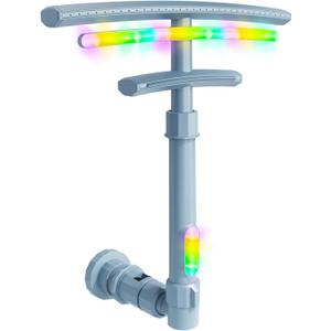 2 x Pool Fountain for Above and Inground Pools,Upgraded Dual Spray Pool Aerator with 9-Color LED Lights and 4 Modes, 360 Adjustable Pool Sprinkler Fountain Pool Cooler Pool Accessories Pool Decor