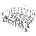 Upgraded 00770545 Dishwasher Lower Dishrack Compatible with Bosch Dishwasher, Thermador, Gaggenau, Kenmore, Replacement 00248823, 20007749, 00680474, 20008236 Dishwasher Lower Rack