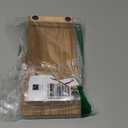 zoocatia Small Wood Tray Pedestal Stand Farmhouse Bathroom Decor Decorative Wooden Riser Kitchen Soap Dish Holder for Vanity, Counter, Sink, Large 11.8" x 7" - Brown