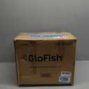 GloFish Crescent aquarium Kit 3 Gallons, Includes Hidden Blue LED Light And Internal Filter