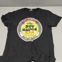 Halloween Soy Sauce Funny Group Food Costume Women Men Kids T-Shirt, Black, Medium