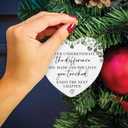 Going Away for Coworkers Christmas Ornament with Gift Box - Enjoy The Next Chapter New Job Retirement Farewell Gifts for Women Friends Teacher Nurse Sister - Heart Hanging Plaque (12)