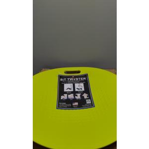 SIT TWISTER Exercise Twist Disc - Improve Posture, Core Strength, and Muscle Tone - Fun, Easy to Use Fitness Equipment - Ab Workout Fit Board (Sport Yellow)