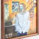 Premium Vinyl Record Frame - Wall-Mounted or Tabletop - Display Your Now-Playing or Favorite Records - This Elegant Vinyl Record Stand Will Fit Most Records (Walnut)