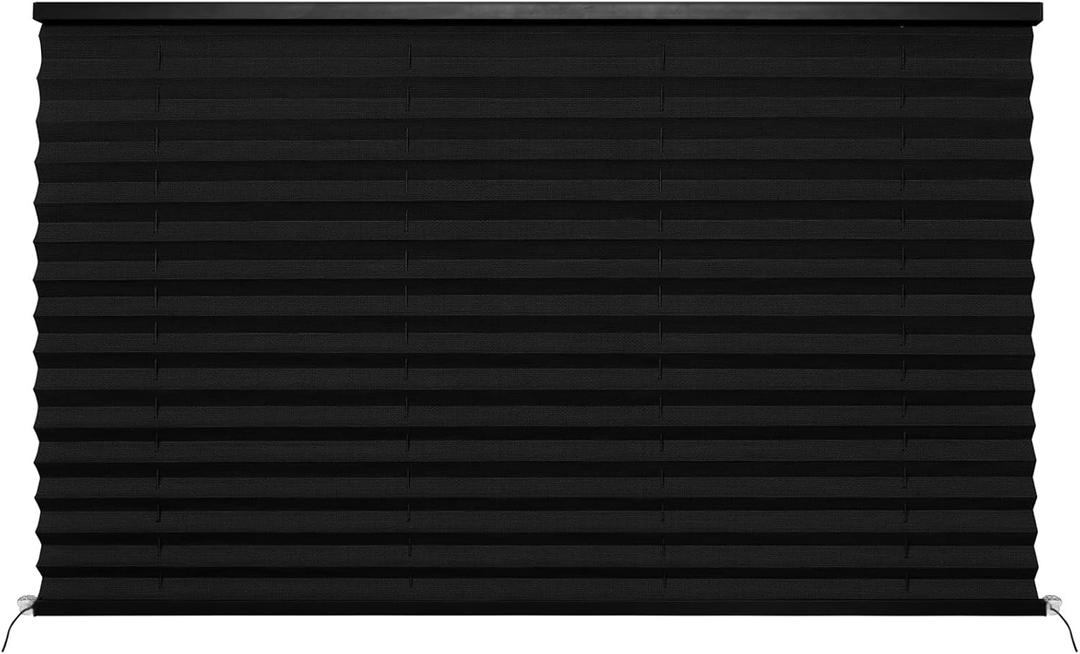 NOVINO RV Blinds Shades for Camper Window,RV Shades Pleated Camper Blinds for Travel Trailer Motor Coach Motorhome Window-50 W x 32" L