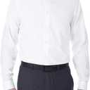 Calvin Klein Men's Slim Fit Non-Iron Herringbone Dress Shirt, M