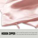 Mulberry Silk Pillow Cases for Hair and Skin King Size Silk Pillowcase with Zipper Soft Breathable Smooth Cooling Satin Silk Pillow Covers for Sleeping (Coral,20"X 36",1Pcs)