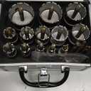 22PCS Carbide Hole Saw Kit for Metal - Heavy Duty TCT Hole Cutter Drill Bits Set with Titanium Pilot & 3 L-Wrench, for Stainless Steel,Iron,Aluminum,Metal