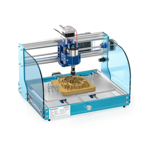Genmitsu 3018-PROVer V2 CNC Router Machine for Beginner, Mini Milling Engraver Kit with Z-Probe, Limit Switches, E-Stop, Ideal for Wood, Acrylic, MDF, Plastic, PVC (Without Offline Controller)