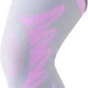 Sports Slim Knee Braces for Women - No-Slip Knee Compression Sleeve for Dance, Yoga, Knee Support for Knee Pain, Joint Pain Relief(Phalaenopsis, XL, Pack of 1)