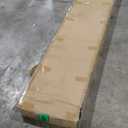 MyGift 4-Panel 6FT Folding Room Divider Asian Watercolor Oriental Landscape and Chinese Calligraphy Design with Freestanding Room Partitioner Screen with Black Wood Frame 63''W x 69''H