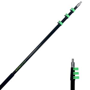 Eversprout 4-Stage Telescopic Extension Pole, 7-24 ft Heavy-Duty Aluminum