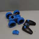 QUNREDA Remote Control Car, RC Cars Toys for Kids Ages 6-12, 4WD Stunt Car with LED Lights & 360° Flips, 2.4GHz, Upgraded USB-C Modular Batteries, 8-10 Year Old Boys Birthday Gift 1-Blue