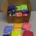 42 Pcs Neon Headbands Sweatband Set Include 14 Sports Headbands and 28 Sweat Wristbands Bulk for Tennis Basketball Outdoor Athletic Men Women (Multi Colors)