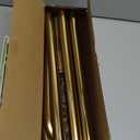TANGWIN Gold Wrap Around Curtain Rods 28 to 60 Inch:Blackout Heavy duty Adjustable Window Curtain Rod for Bedroom,Industrial Darkening Curved French Metal Single Drapery Rods Easy Install,Brushed Gold