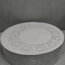 Cakebon Cake Stands - 13.5" Silver with Faux Rhinestones for Cakes and Pastries - Lightweight Polystyrene Foam for Party, Sturdy Wedding Cake Stand (14 Inches, Round)