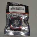 Surpass Hobby 40mm RC Motor Cooling Fan Aluminum 16000RPM ESC Cooling Fans for 1/8 RC 1/10 Car Truck Buggy Crawler Brushless Motor (Black Red)