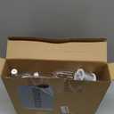 Wettarn 50 Pcs 3.4 Inch & 4 Inch Fillable Christmas Ornaments Clear Plastic Light Bulb Hanging Ornaments with Screw Off Caps and Silver Rope for Christmas Tree Decoration Candy DIY Crafts