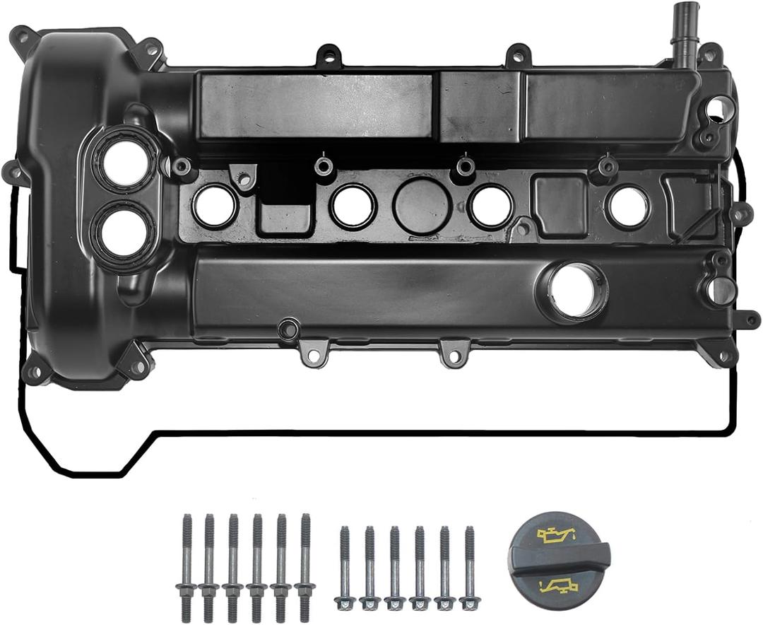 2.0L Aluminum Valve Cover Compatible with 2012-2014 Ford Focus Replace# CM5Z-6582-E CM5Z6582-E (Black)