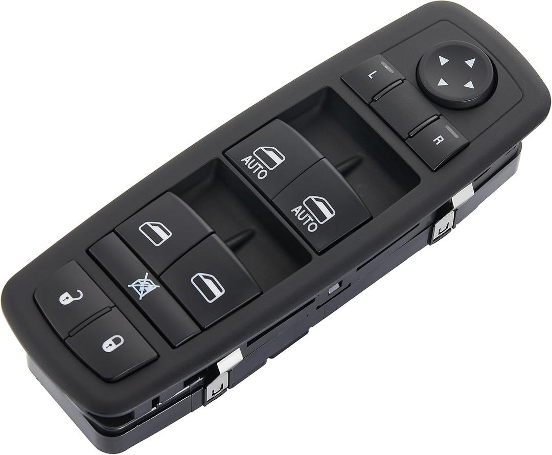 Driver Side Power Window Switch Replacement for 2011-2020 Chrysler 300,2015-2017 Chrysler 200,2011-2019 Dodge Charger,2016-2022 Ram 1500 2500 3500|Replace OE #68139805AB,56046823AE